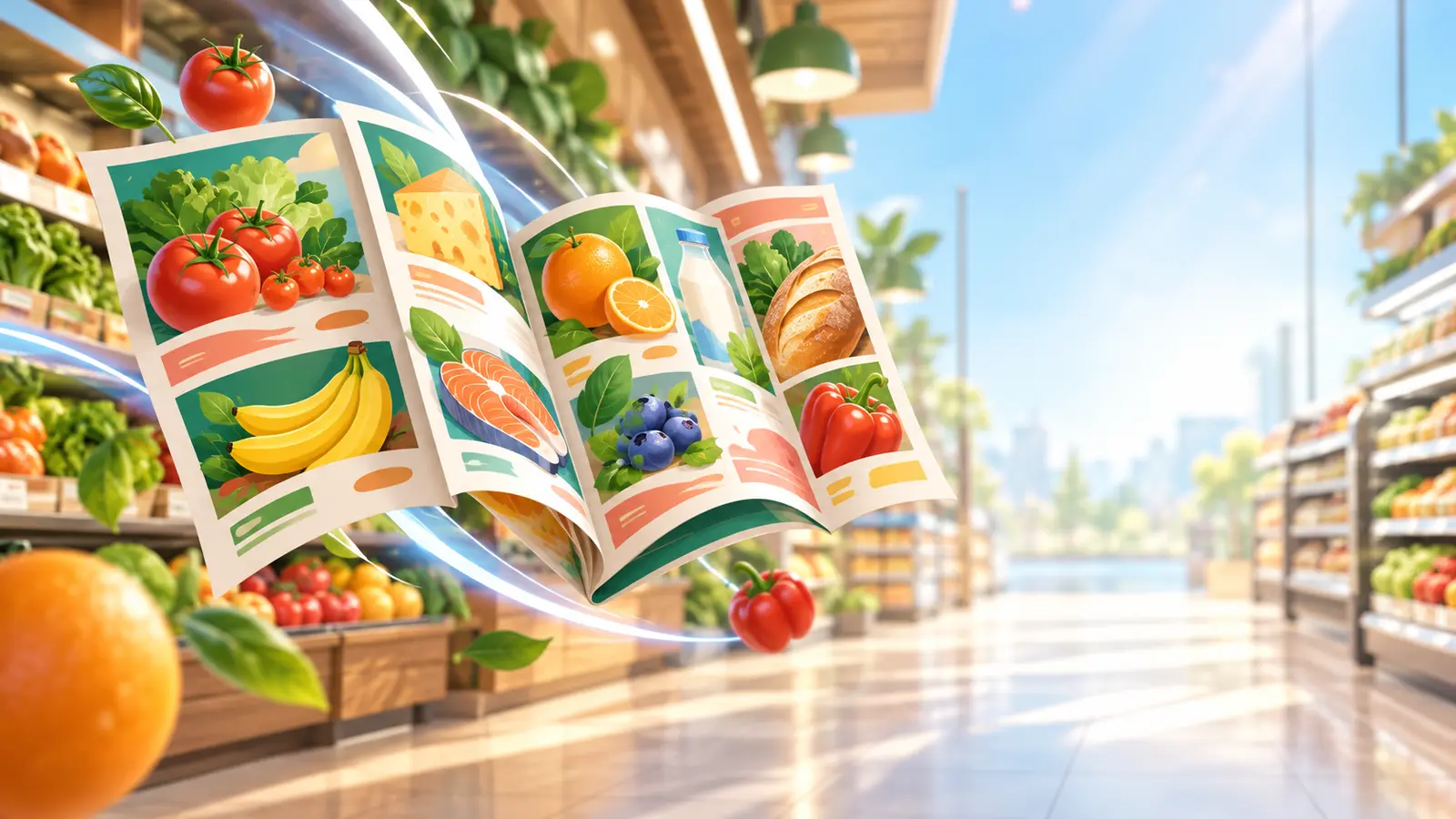 L’illustration du mini-jeu Brochure Volante